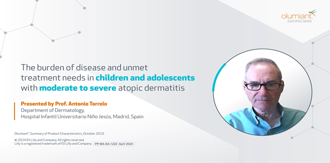The burden of disease and unmet treatment needs in children and adolescents with moderate to severe atopic dermatitis